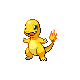 Charmander's HeartGold and SoulSilver shiny sprite