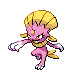 Weavile's Pokémon Diamond Version and Pokémon Pearl Version Shiny sprite