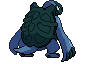 Carracosta's Shiny back sprite