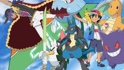 Allister Appears! Ash is Possessed?! Goh's Absol VS Spiritomb