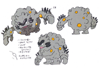 Alolan Graveler concept art