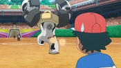 Melmetal is eager to start the battle