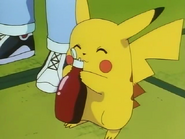 Pikachu loves ketchup