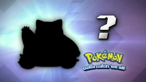Snorlax's silhouette in Who's That Pokémon?