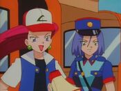 Jessie mimics Ash