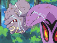 Weezing and Arbok leaving Jessie and James forever