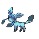 Glaceon's Pokémon Diamond Version and Pokémon Pearl Version sprite