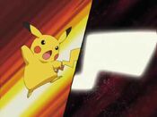 Pikachu starts learning to use Iron Tail