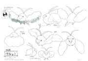 Concept artwork of Swablu.