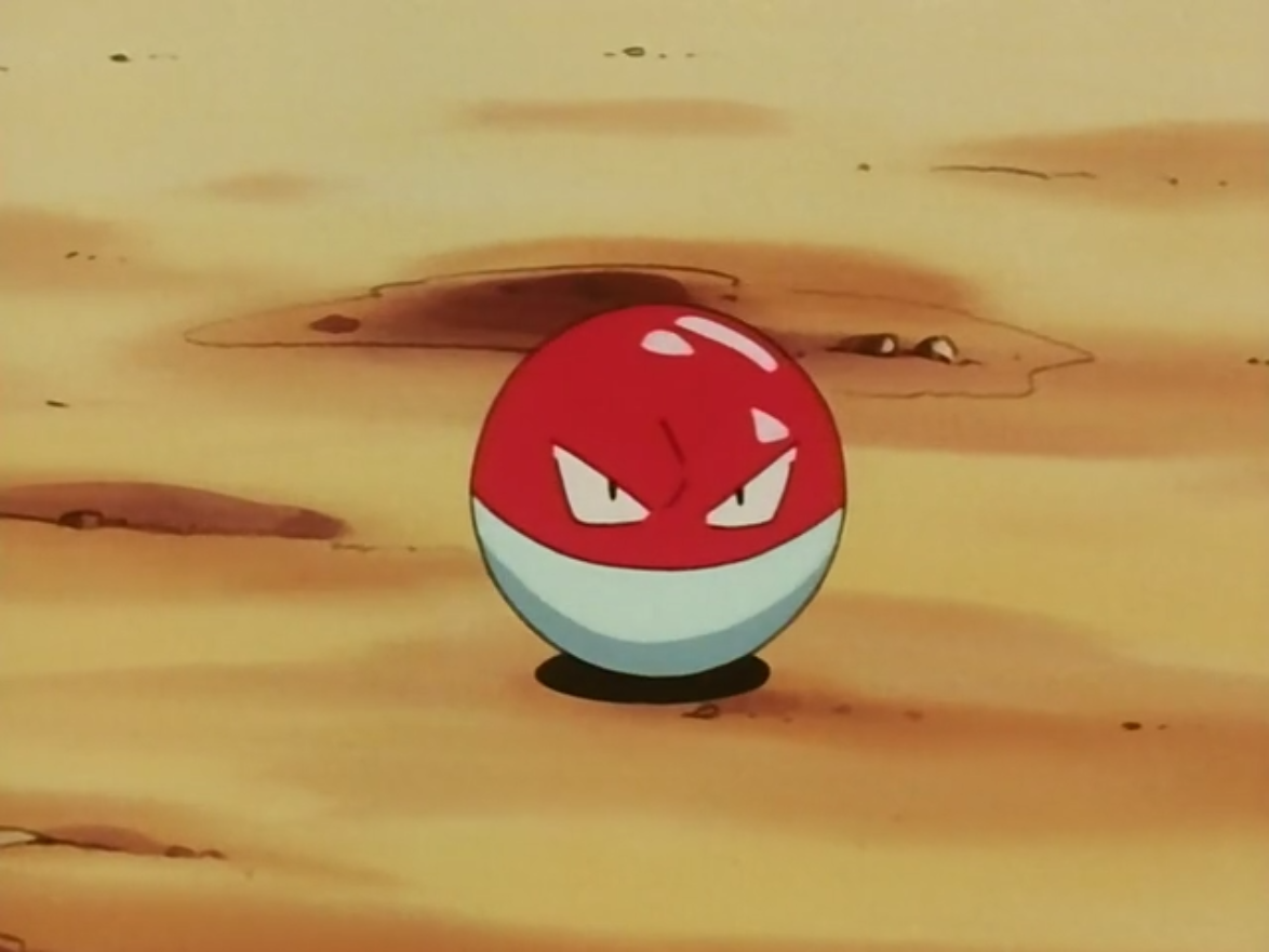 Voltorb  Pokemon characters, Pokemon, Anime