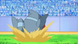 Dig being used by Ash's Gible.