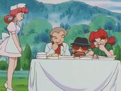 Team Rocket eats Joy's food