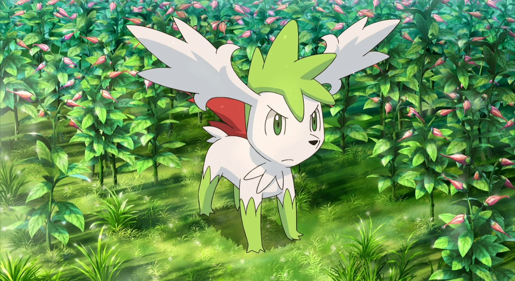 Shaymin Sky form.  Pokemon, Grass pokémon, Sky