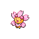 Cherrim's Pokémon Diamond Version and Pokémon Pearl Version Shiny sprite ♀