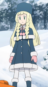 Lillie in her snow wear