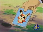 Claire shows a picture of Spinda she is looking