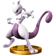 Mewtwo (fighter) trophy SSBWU