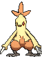 Combusken's Shiny sprite