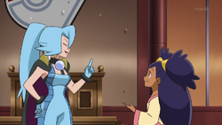 Bw146 Iris Vs Clair The Road To Dragon Master Pokemon Wiki Fandom