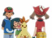 Ash and Max think about giving Combusken to May