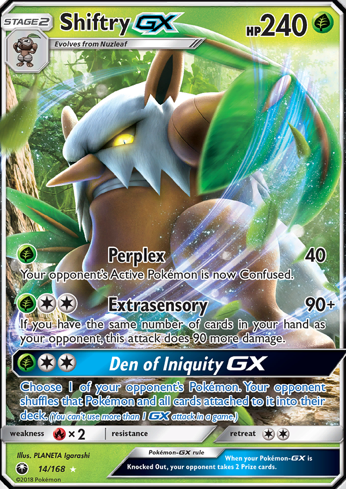 Shiftry Gx Celestial Storm Pokemon Wiki Fandom