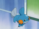 Stephanie chose Mudkip as her Starter Pokémon. Mudkip, however, cries a lot when trouble arises.