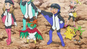 Hawlucha has Ash's respect