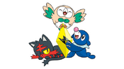 Alola Starters and Z-Moves