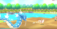 Horn Attack depicted in Pokémon: Let's Go, Pikachu! and Pokémon: Let's Go, Eevee!