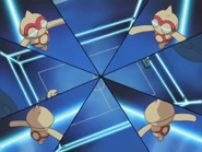 Confusion being used by Tate and Liza's Baltoy.