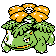 Venusaur's Pokémon Gold Version Shiny sprite