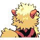 Arcanine's Generation IV back sprite