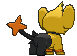 Shinx's Shiny back sprite ♂