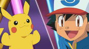 Ash and Pikachu won