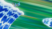 Oshawott charges in against Caesar's Surf