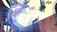 Dragon Breath being used by Carlita's Hydreigon.