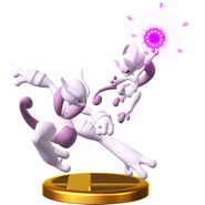 Mega Mewtwo X & Y trophy SSBWU