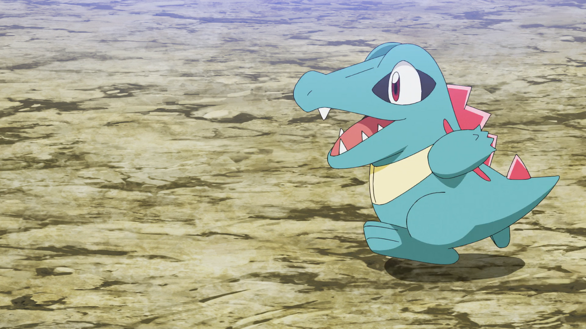 Totodile used Scary Face! : r/pokemon