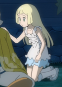 Lillie in her night clothes