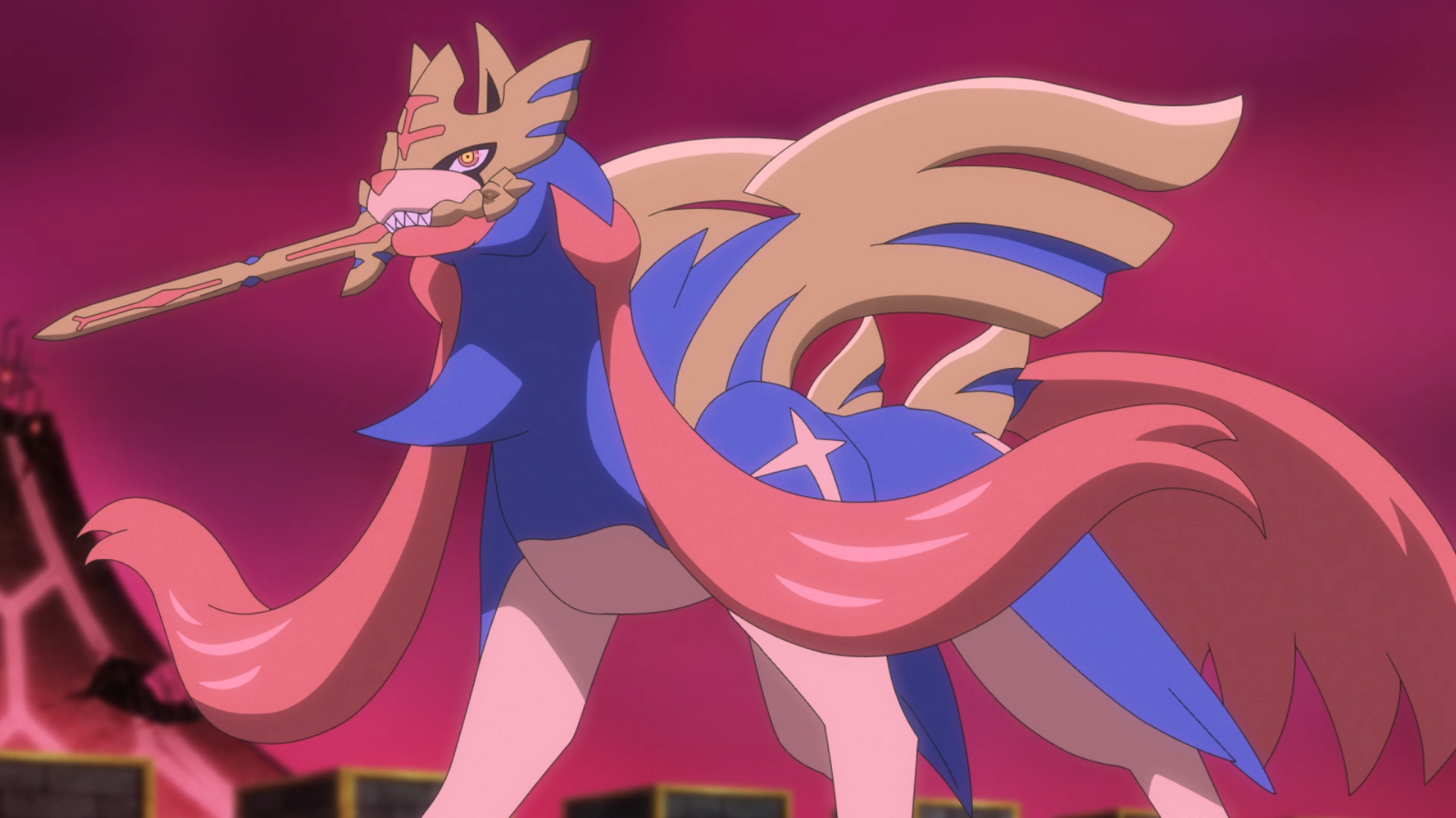 Pokemon In Action (+ Digimon) — Crowned Sword Zacian used Behemoth