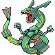 Rayquaza's Pokémon Diamond Version and Pokémon Pearl Version sprite