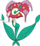 671Florges Red Flower XY anime