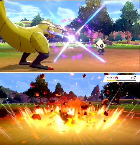 The evolution of Draco Meteor 🎆🎆🎆🎆 in the Pokémon anime 