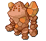 Regirock's Pokémon Emerald Version Shiny sprite