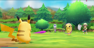 Poison Sting depicted in Pokémon: Let's Go, Pikachu! and Pokémon: Let's Go, Eevee!