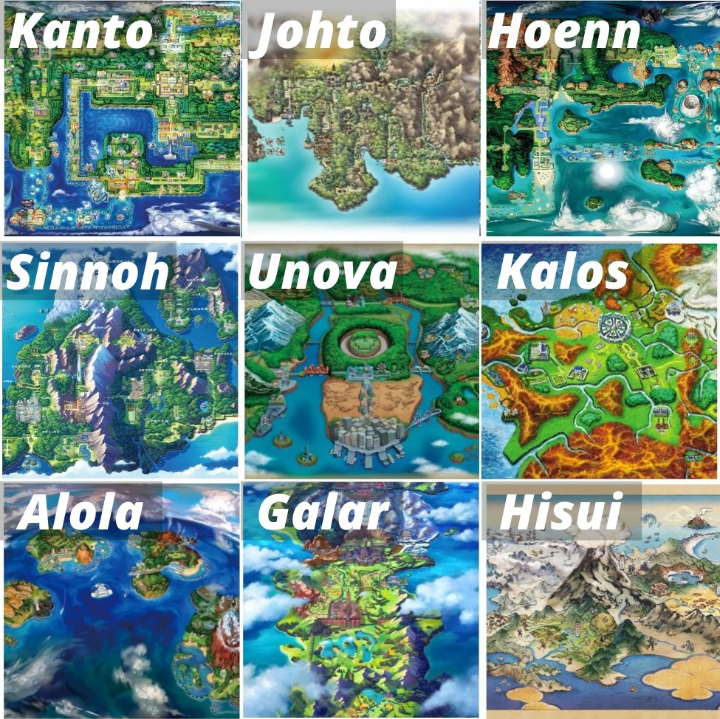 Regions Pokemon Wiki Fandom