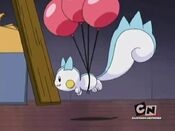 Pachirisu flies away