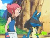 Lucario does not like Maylene