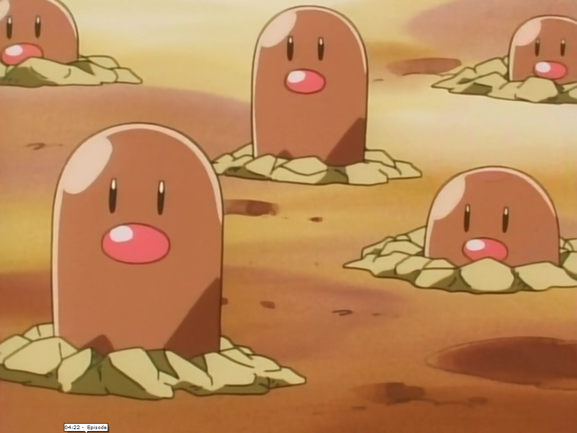 Diglett, along with Dugtrio