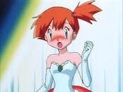 Misty, blushing